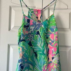Lilly Pulitzer Sleeveless Silk Top. Size M.